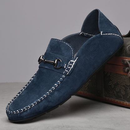 Men's Suede Leather Breathable Casual Shoes - D&A