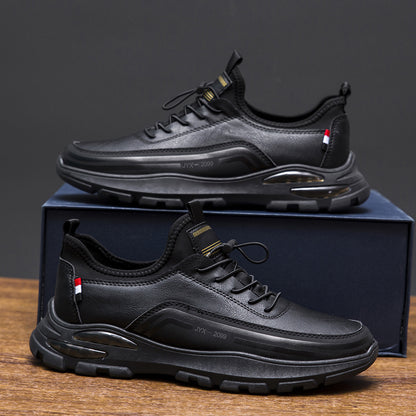 Men's Fleece Lined Padded Warm Keeping Waterproof Sneakers - D&A