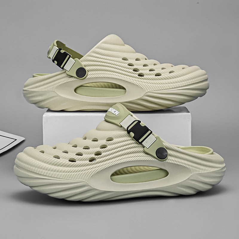 Men's Simple And Stylish Casual Platform Slippers - D&A