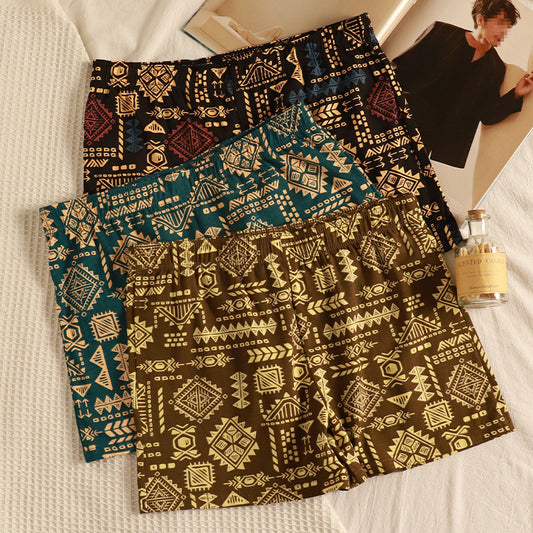 Men's American-style Retro Ethnic Boxers - D&A