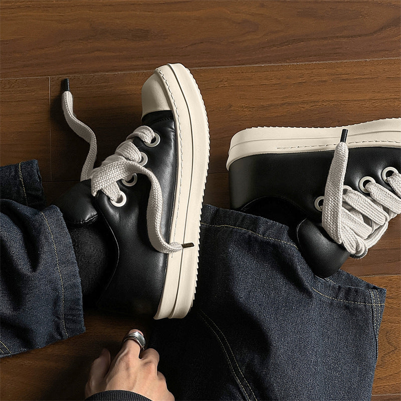 Slip-on Casual Shoes Men's Low-top Raise The Bottom Board Shoes - D&A