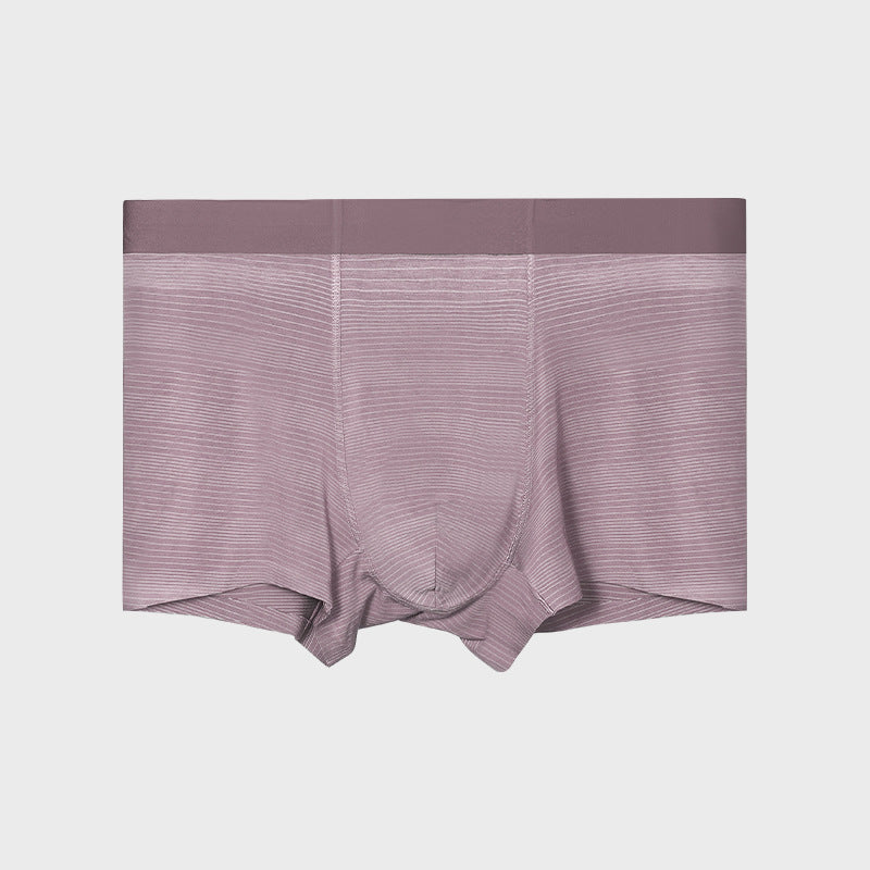 Men's Antibacterial Underwear Summer Thin Qian Pink - D&A