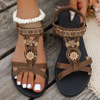 Women's Flat Plus Size Bohemian Beach Shoes - D&A