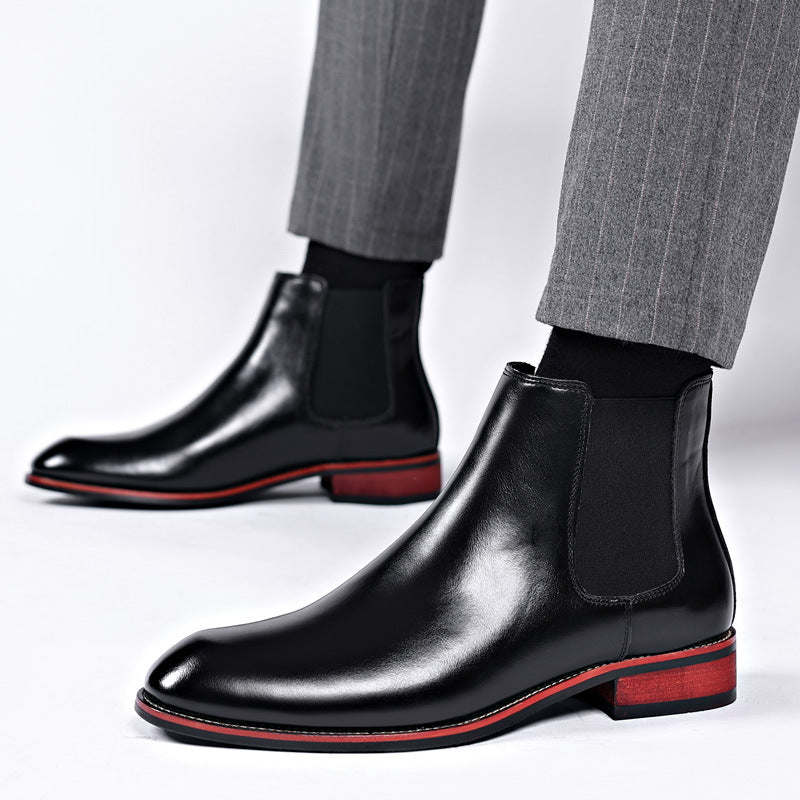 Chelsea Boots Men's Autumn Breathable Pointed Toe - D&A