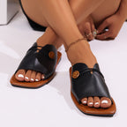 Flat Casual Retro Sandals Flip-Flops - D&A