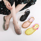 Women's Fashion Hollowed-out Beach Flat Sandals - D&A