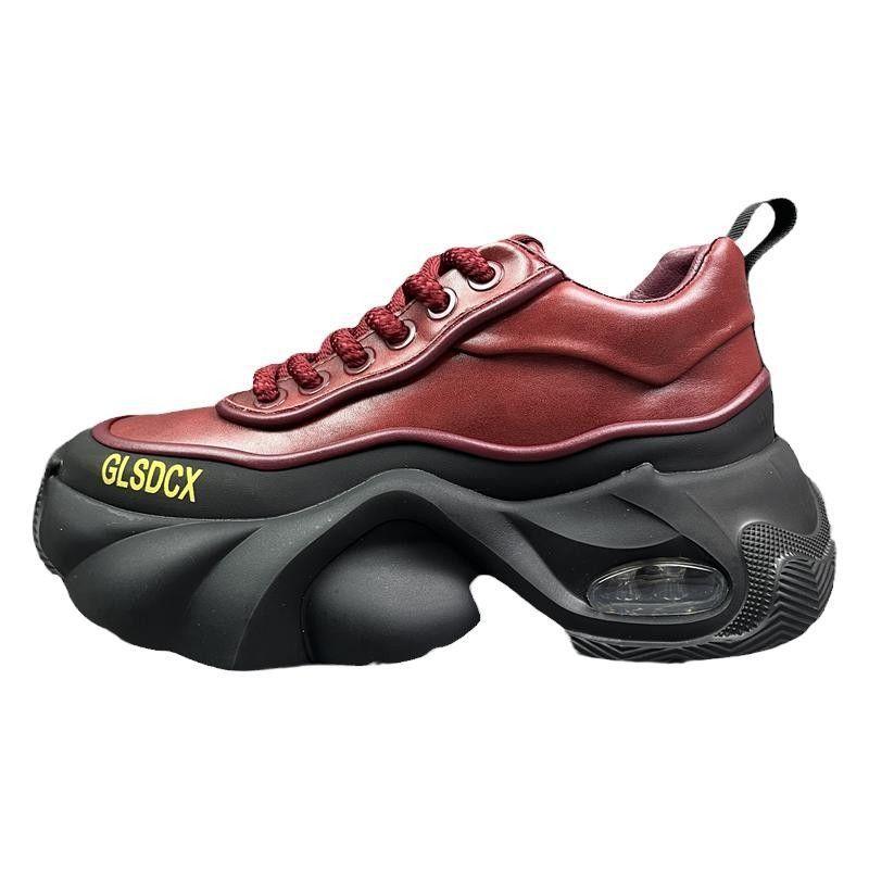 Leather Surface Trend Sports Leisure Platform Men's Shoes - D&A