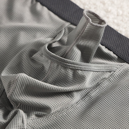 Men's Ice Silk Boxer Mesh Breathable Underwear - D&A