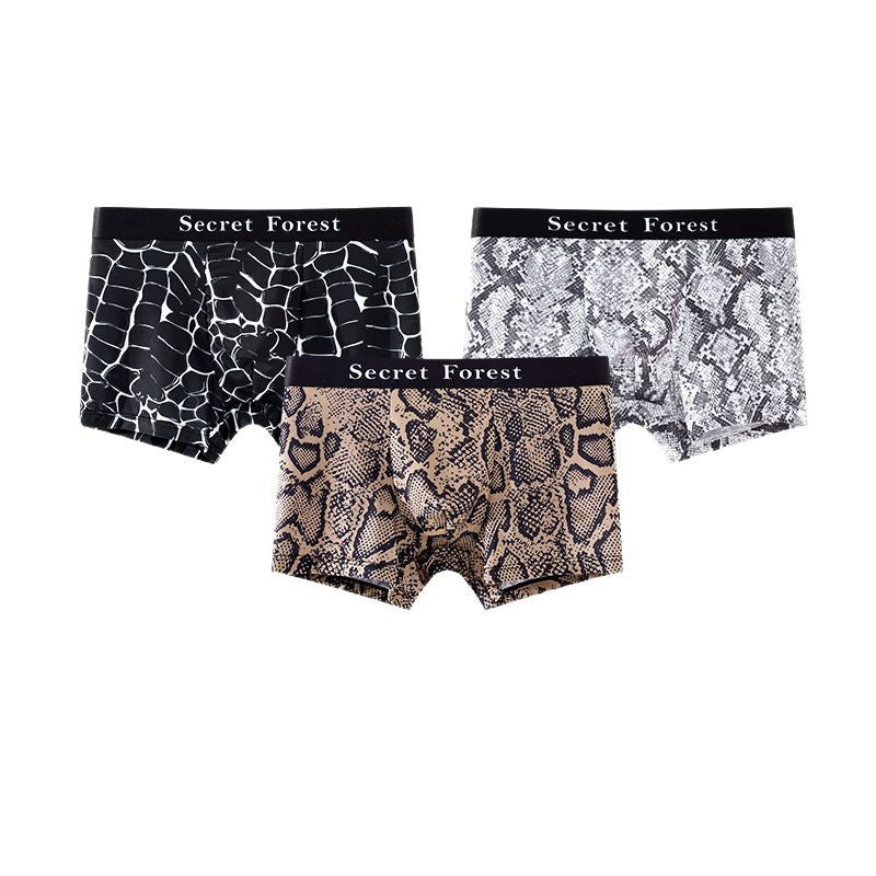 Men's Cool Thin Loose Fashion Personality Boxer Shorts - D&A