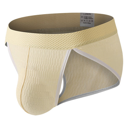 Sexy Low Waist Comfortable And Breathable Cotton Briefs Skin Color - D&A