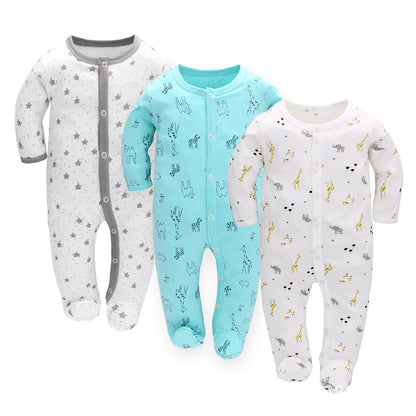 Baby Jumpsuit Long Sleeve Romper Giraffe XINGX - D&A