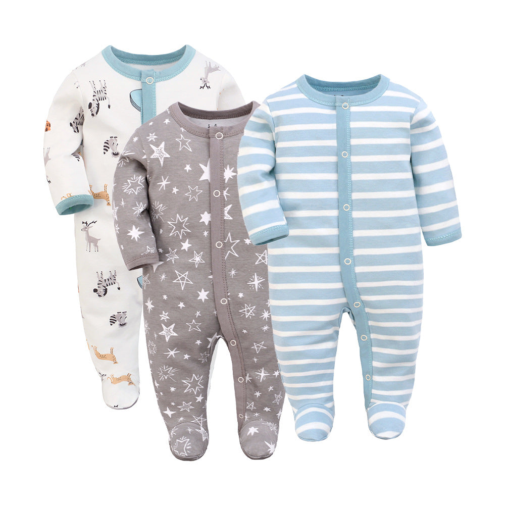 Baby Jumpsuit Long Sleeve Romper Multigonal Star Elk - D&A