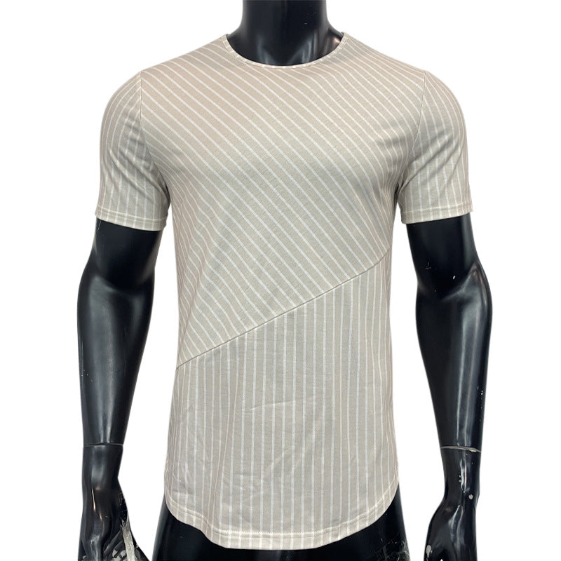 Men's Solid Color Casual Loose Short Sleeves - D&A