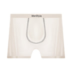 Satin Ice Silk Breathable Single-layer Bottom Crotch Seamless Boxers Bare Skin - D&A
