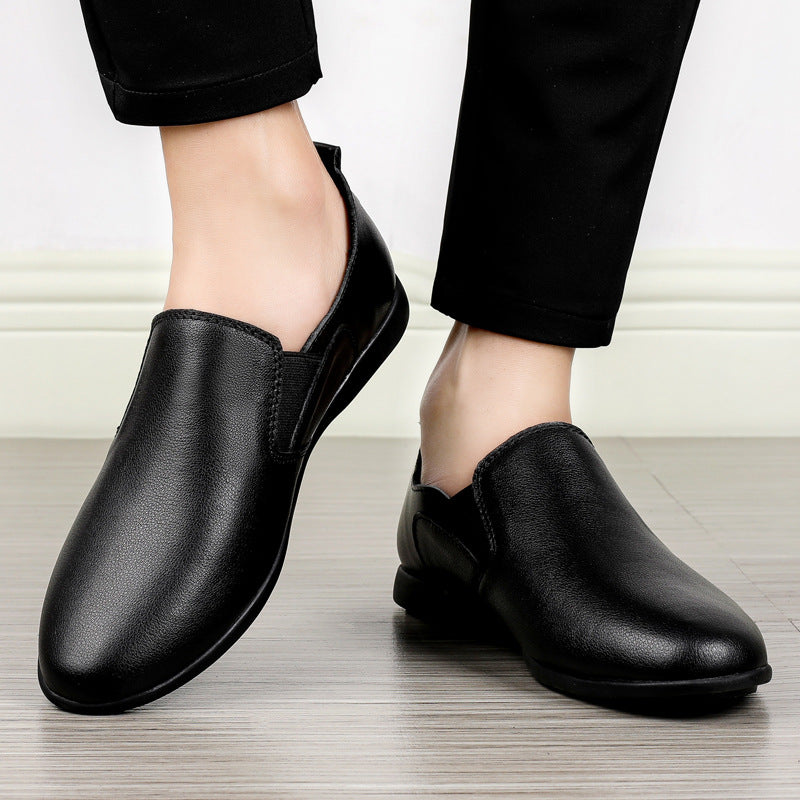 Male Leather Business Leisure Breathable Shoes - D&A