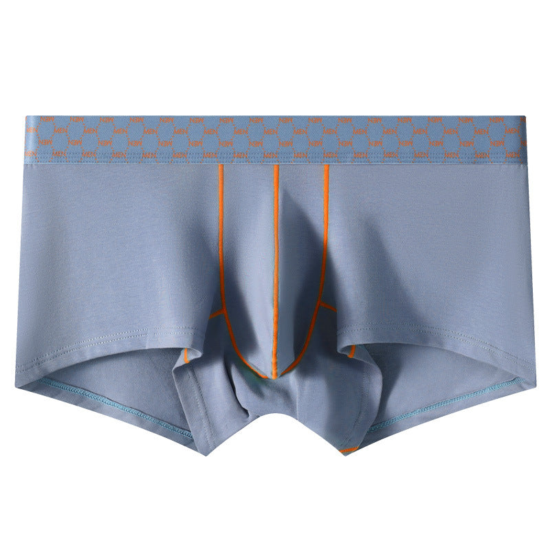 Men's Sports Fitness Low Waist Small Boxer Contrast Color Pants - D&A