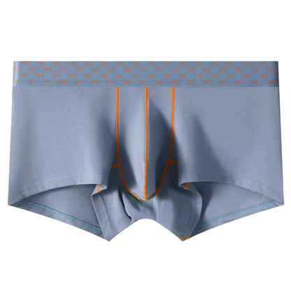 Men's Sports Fitness Low Waist Small Boxer Contrast Color Pants - D&A
