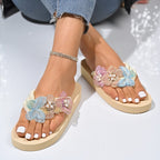 Women's Flower Beach Non-slip Seaside Flip-flops - D&A