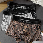 Men's Cool Thin Loose Fashion Personality Boxer Shorts - D&A