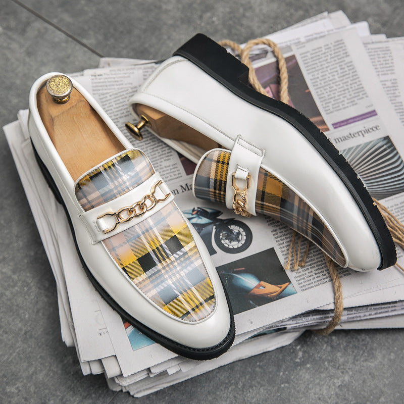 Pointed Casual Leather Shoes Men's Shoes - D&A