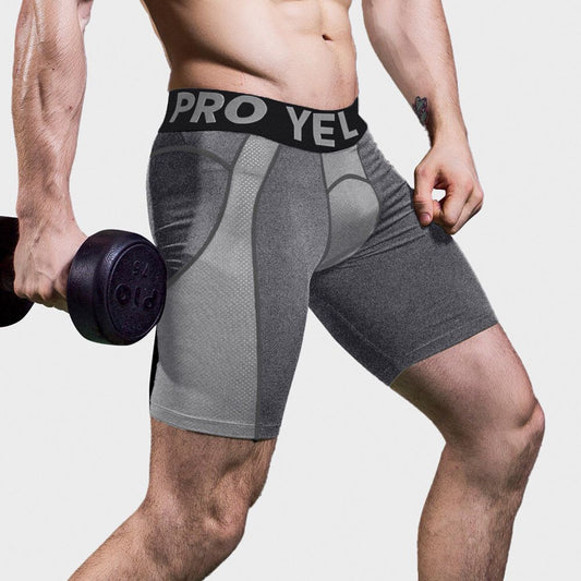 Sports Running Stretch Quick-drying Mesh Breathable Tight Shorts - D&A