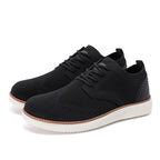 Outdoor Fly Woven Mesh Hiking Versatile Men's Casual Shoes Black - D&A