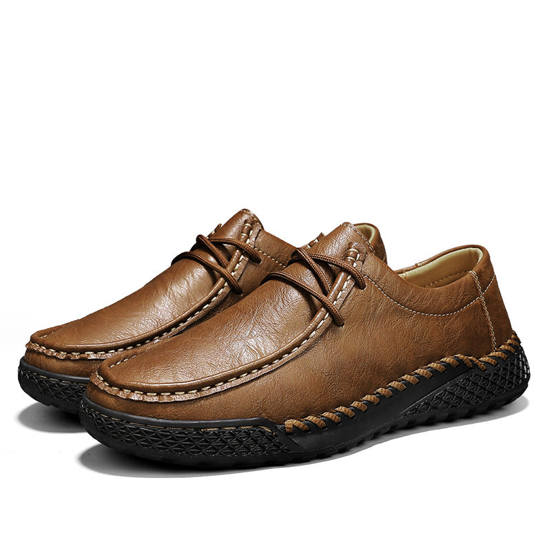 Men's Genuine Leather Casual Versatile Leather Shoes - D&A