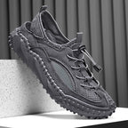 Men's Outerwear Sports Sandals Hole Non-slip Hollow Wading Shoes - D&A