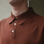 Retro Knitted Cotton Short-sleeved T-shirt - D&A
