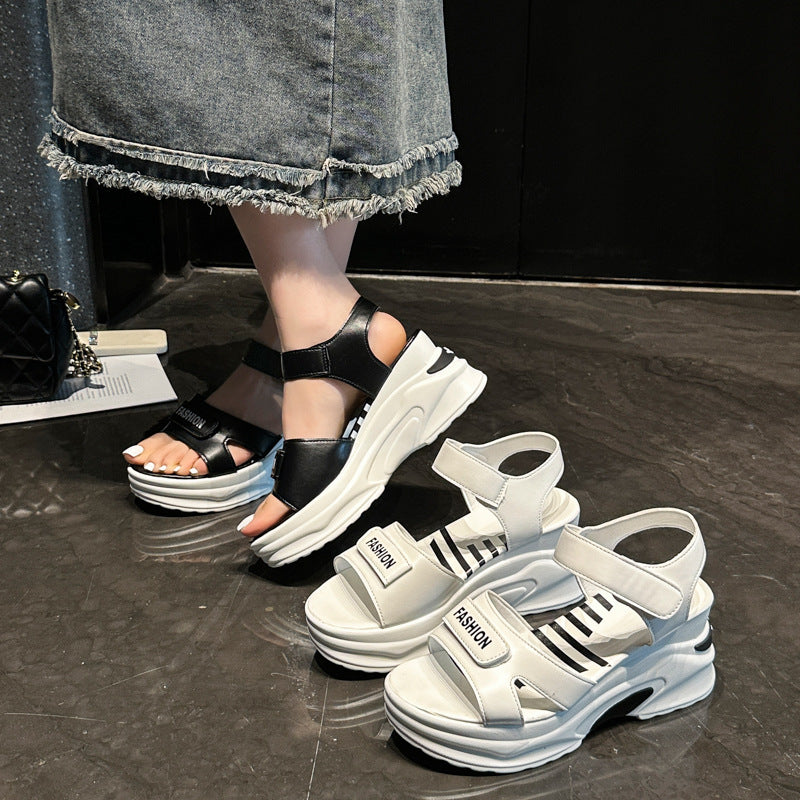 Small Muffin Platform Sports Beach Shoes - D&A