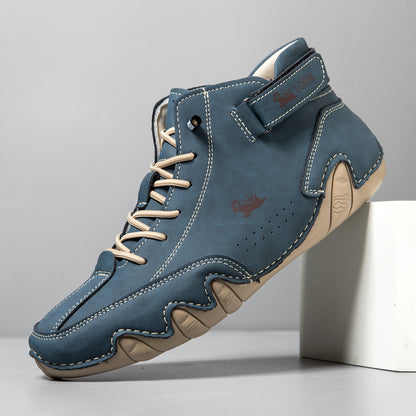 High-top Octopus Men's Casual Martin Boots W8007 Dark Blue - D&A
