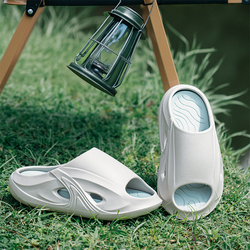 Men's Slippers Home Outdoor Non-slip Deodorant Soft Bottom - D&A