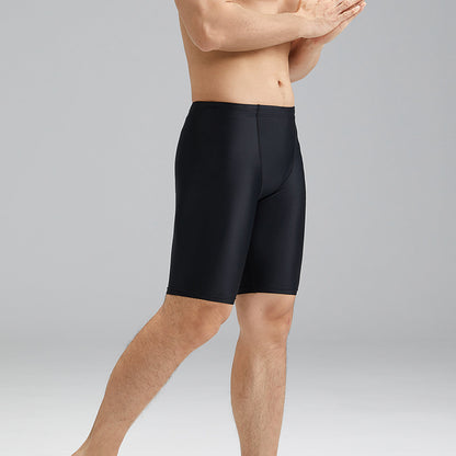 Adult Tight Breathable Nylon Men's Swimming Trunks - D&A