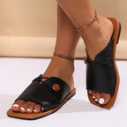 Flat Casual Retro Sandals Flip-Flops - D&A
