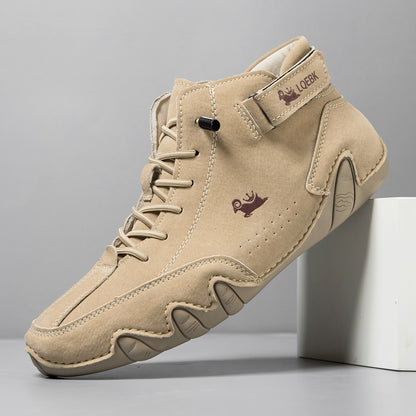 High-top Octopus Men's Casual Martin Boots W8007 Khaki - D&A
