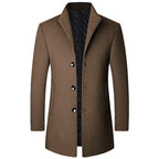 Autumn And Winter Casual Woolen Coat Men - D&A