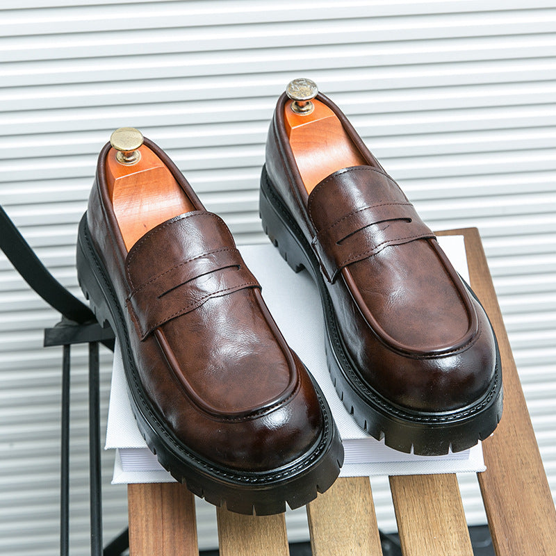 British Style Business Formal Wear Leisure Slip-on Trendy Shoes - D&A