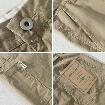Spring And Autumn Fashion Trendy Young Men Workwear Casual Pants - D&A