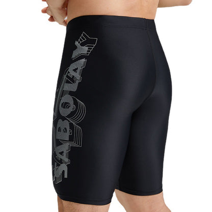 Adult Tight Breathable Nylon Men's Swimming Trunks - D&A