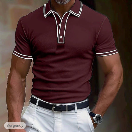 Men's Summer Loose Color Short-sleeved T-shirt MB13MB13PY240809Y162 - D&A