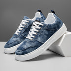 Summer Low-top Canvas Sneakers Increased By Denim Shoes Blue - D&A