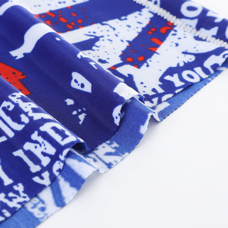Summer Printed Men's Ice Silk Seamless Panties - D&A