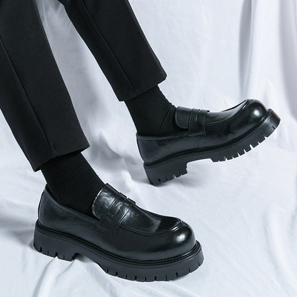 British Style Business Formal Wear Leisure Slip-on Trendy Shoes - D&A