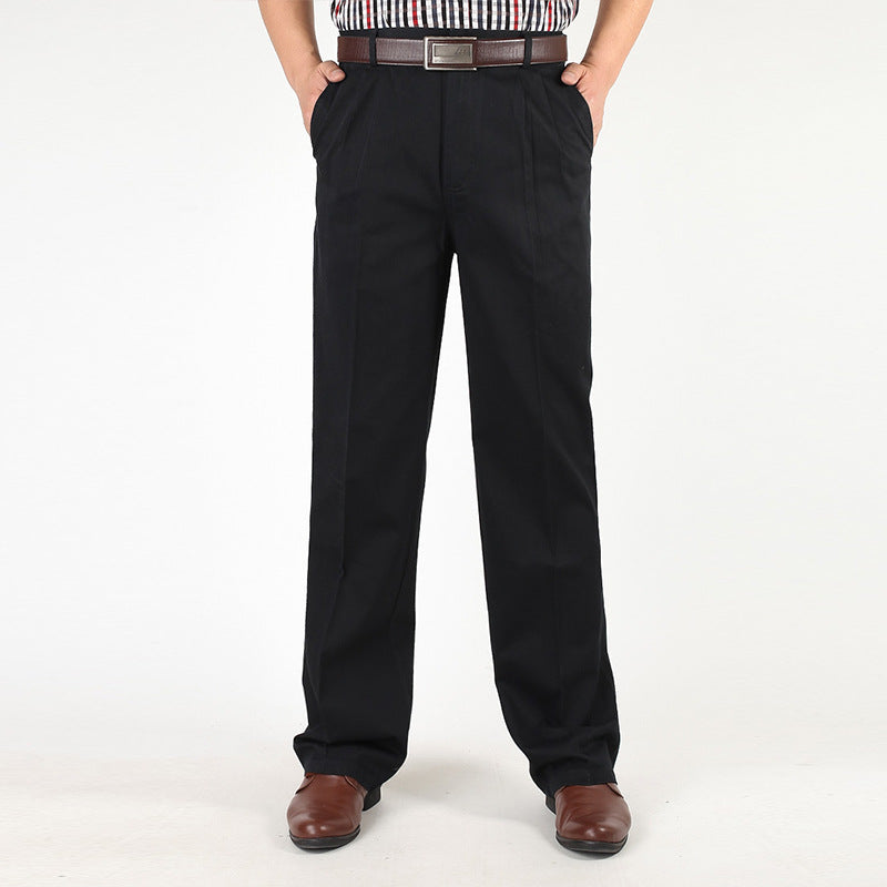 Thick Men's Pure Cotton Casual Pants - D&A