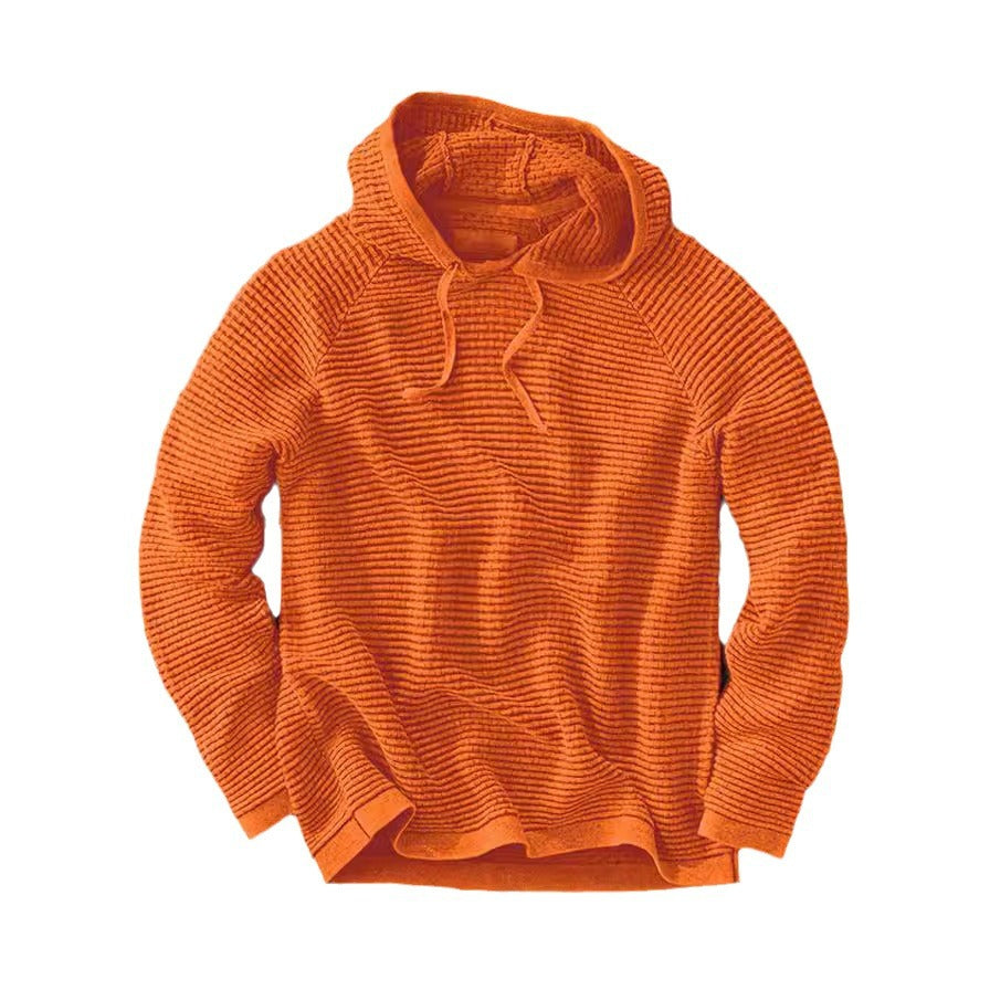 Loose Fashion Hooded Sweatshirt - D&A