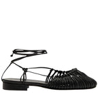 Niche Handmade Weave Vintage Genuine Leather Twine Grip Sandals - D&A