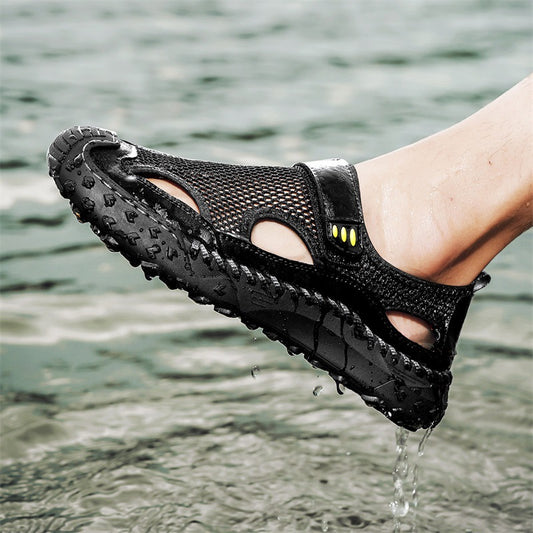 Summer Outdoor Casual Hollow Mesh Surface Breathable Men's Sandals - D&A