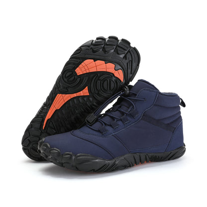 Men's And Women's Lightweight Riding Cross-country Non-slip Tourist Hiking Sneaker 6800 Dark Blue - D&A