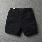 Men's Trendy Cotton Loose Shorts All-matching Outer Wear Black - D&A