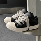 Slip-on Casual Shoes Men's Low-top Raise The Bottom Board Shoes Black - D&A